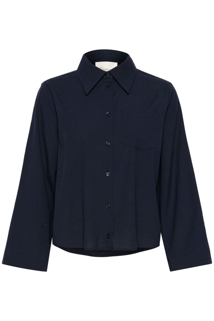 My Essential Wardrobe Zenia Skye Shirt Navy