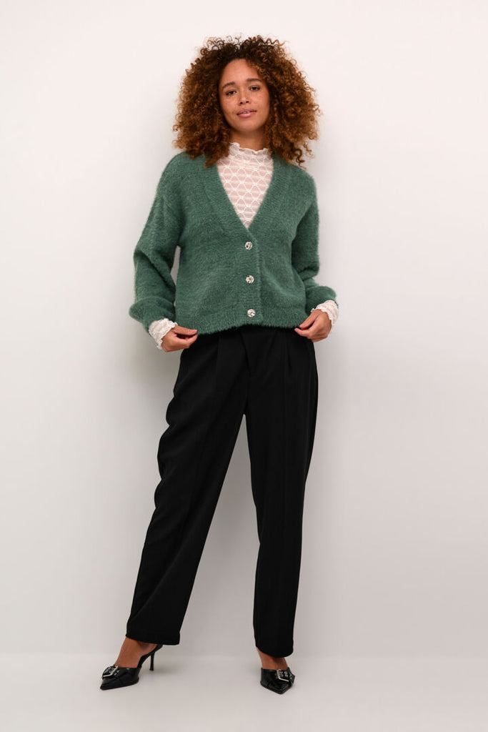 Kaffe Vilma Green Cardigan