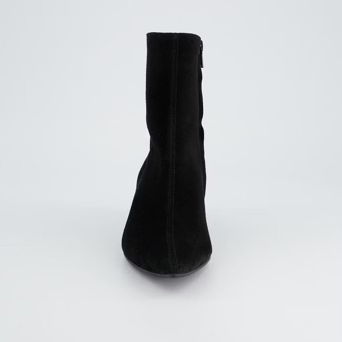 Paul Green I45 Black Suede Soft Boots