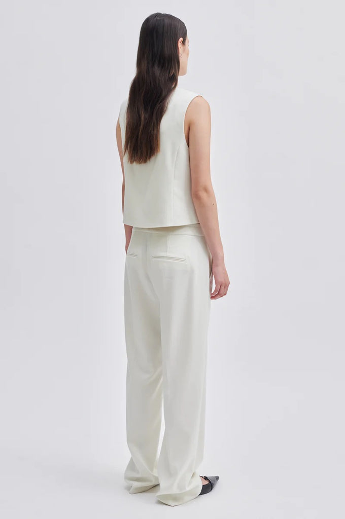 Second Female Kaleem Suit Trousers Vaporous White