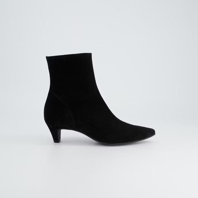Paul Green I45 Black Suede Soft Boots