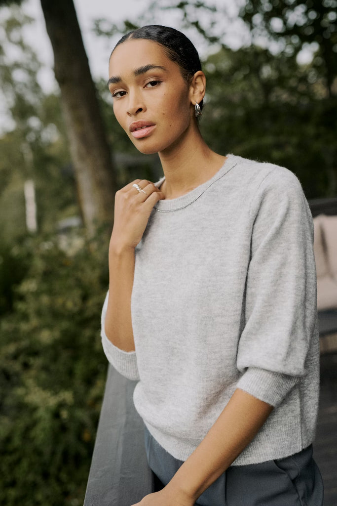 Meredith Pullover Grey Melange