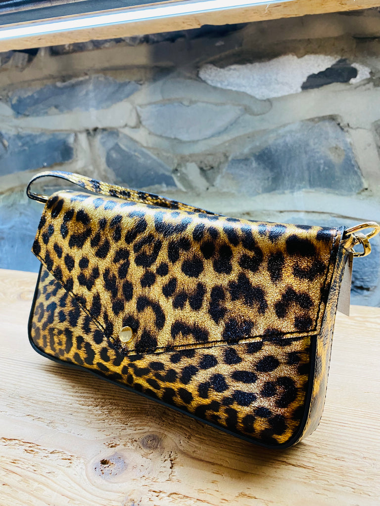 Leopard Leather Bag