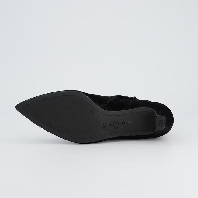 Paul Green I45 Black Suede Soft Boots
