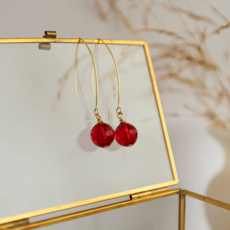 Siobhan Daly Red Earrings