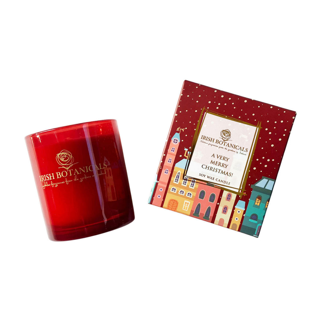 Irish Botanicals A Very Merry Christmas Soy Wax Candle