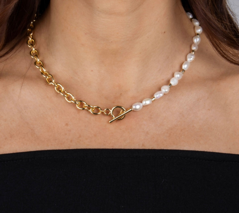 Olia Brittany Gold Plated Necklace