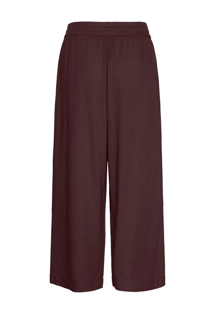 Kaffe Milia Linen Trousers Fudge