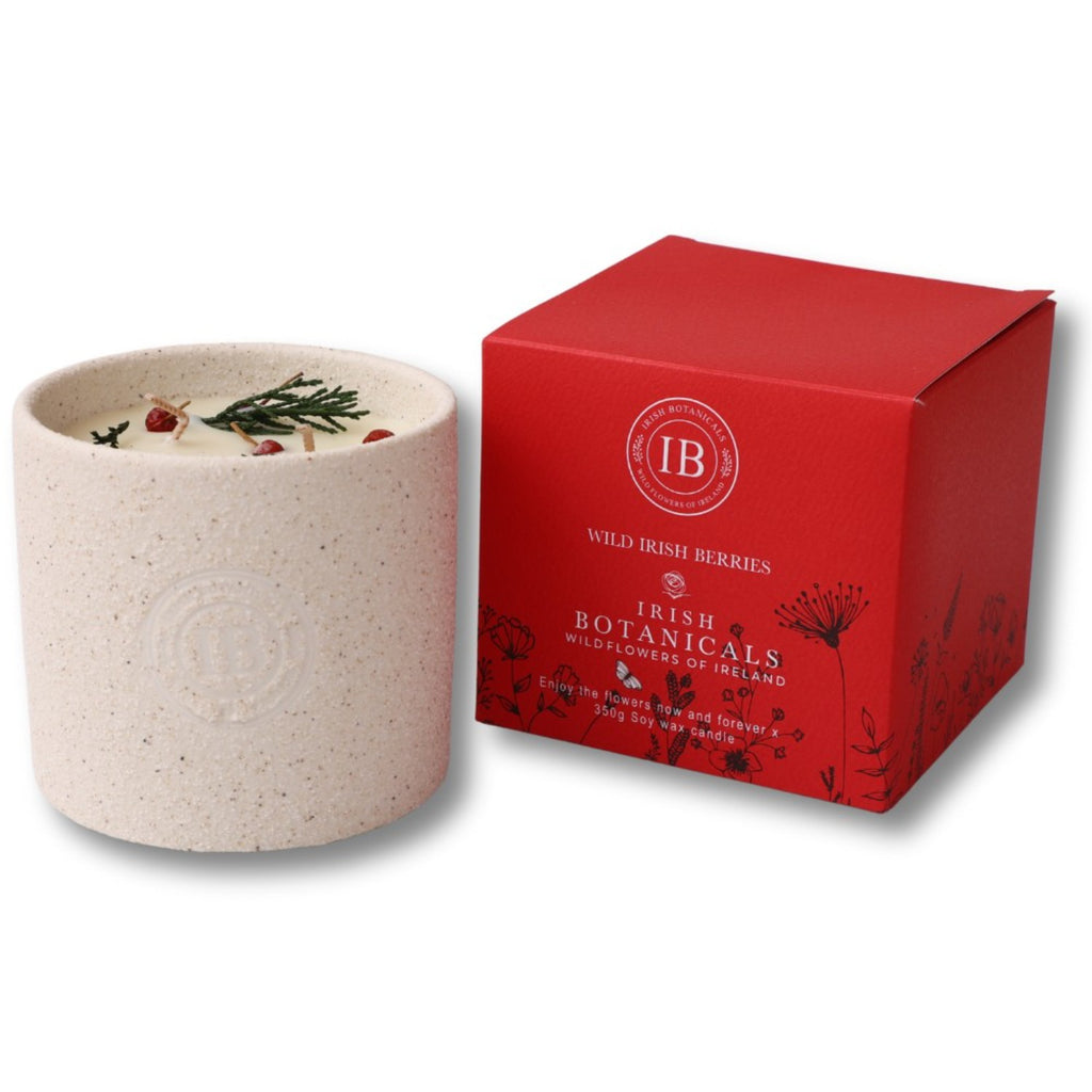 Irish Botanicals Wild Irish Berries Soy Wax Candle