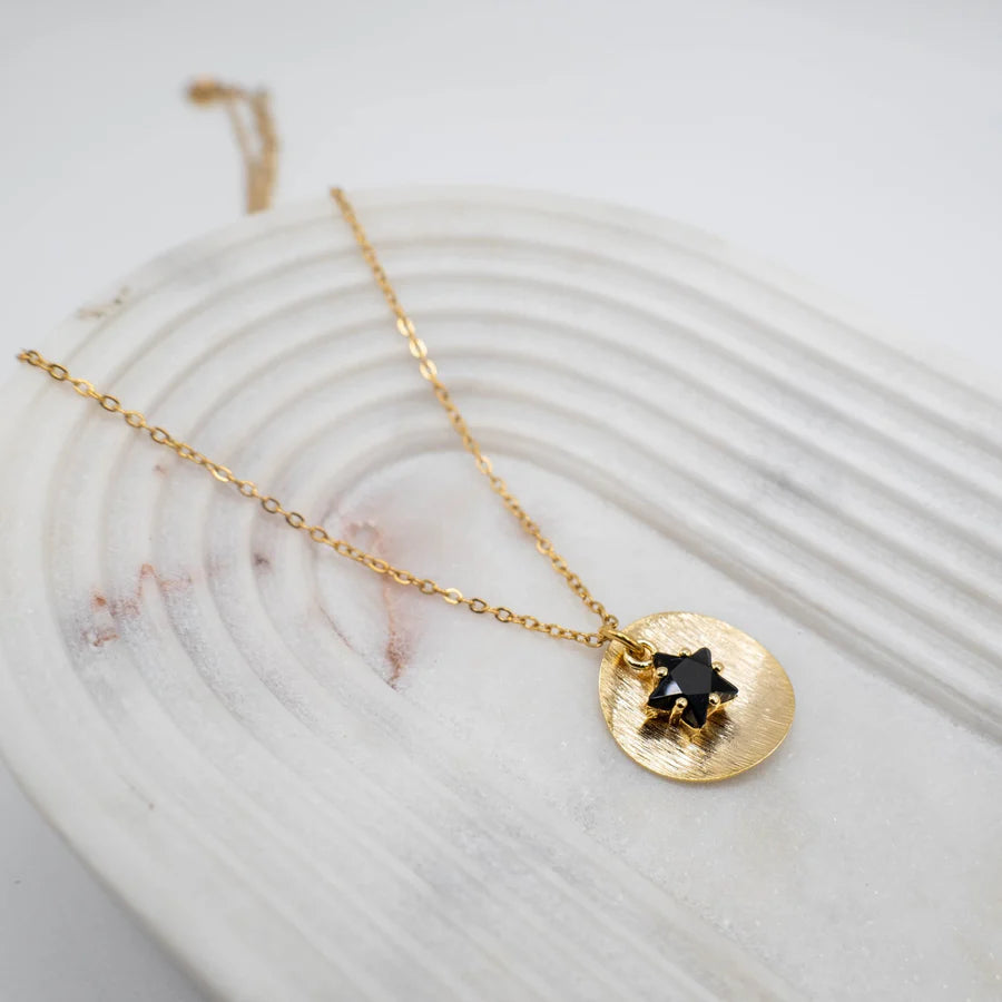 DI Black Star Necklace
