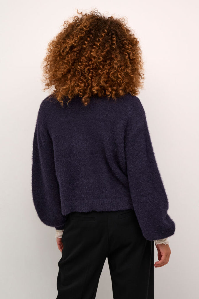 Kaffe Vilma Purple Cardigan