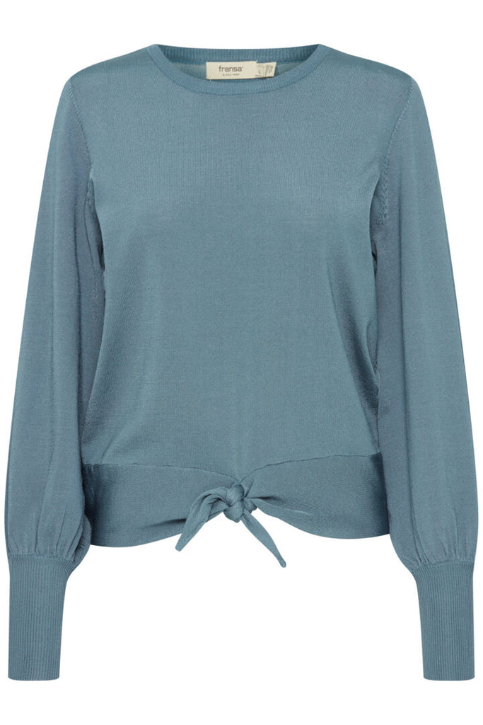 Fransa Shin Pullover Bluestone