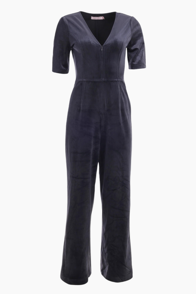 Traffic People Clan Jumpsuit Charcoal