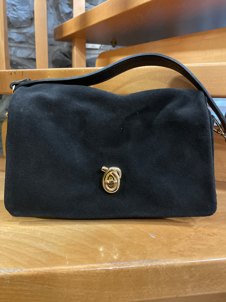 Blake Black Suede Bag