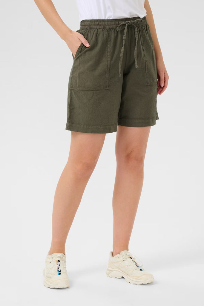 Kaffe Naya Liah Shorts Grape Leaf