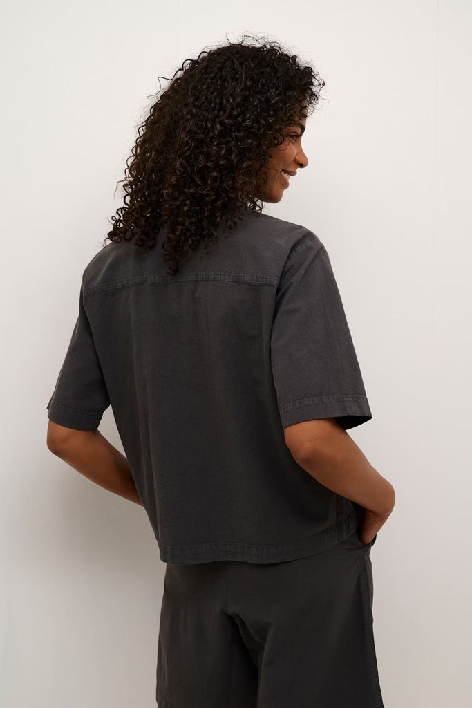 Kaffe Liah Shirt Black Oyster