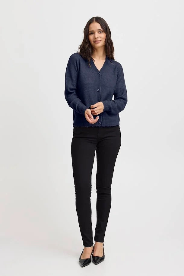 Fransa Ellis Indigo Cardigan