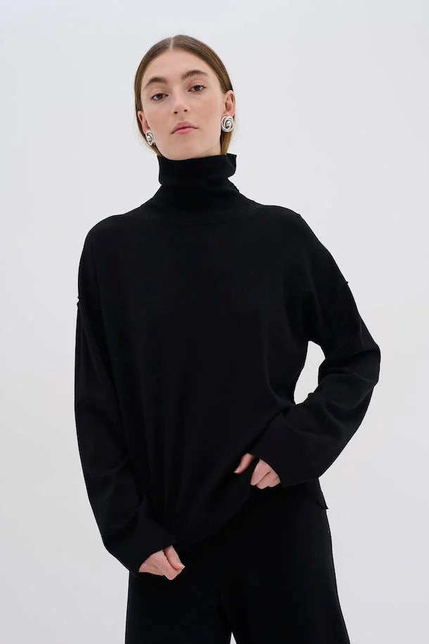 My Essential Wardrobe Emma Knit Pullover Black