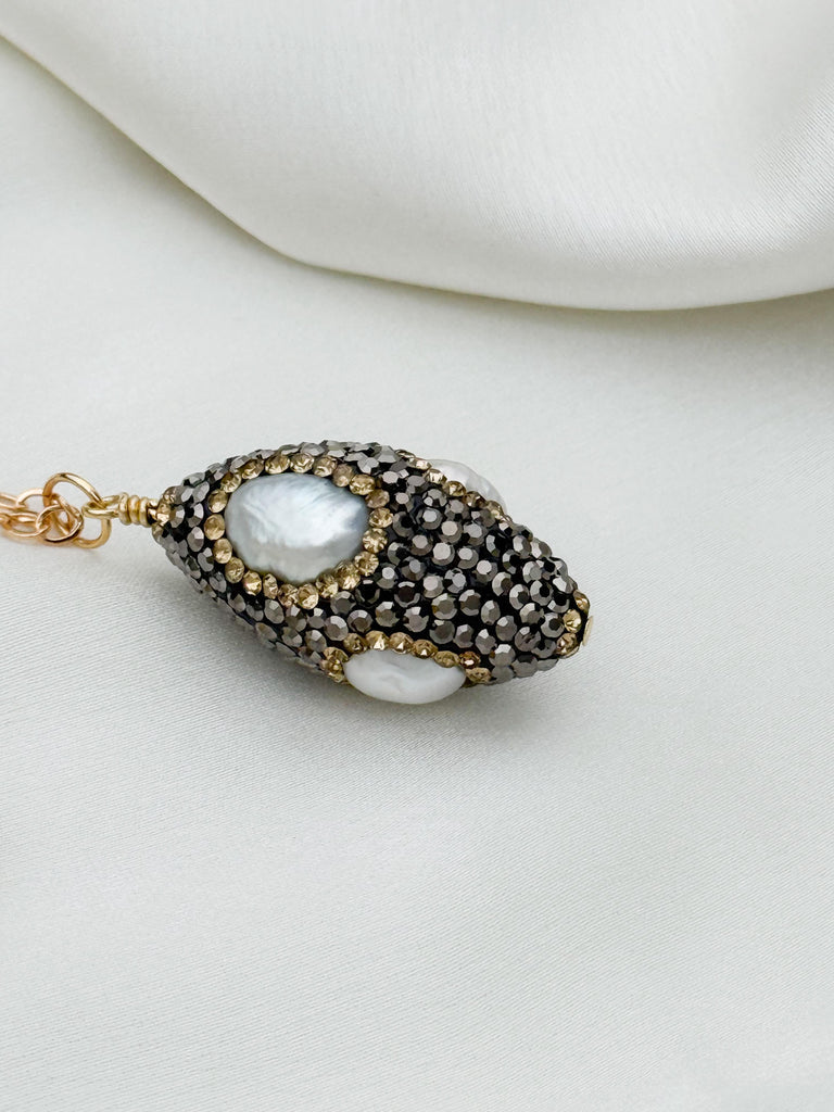 Siobhan Daly Black Stone Necklace