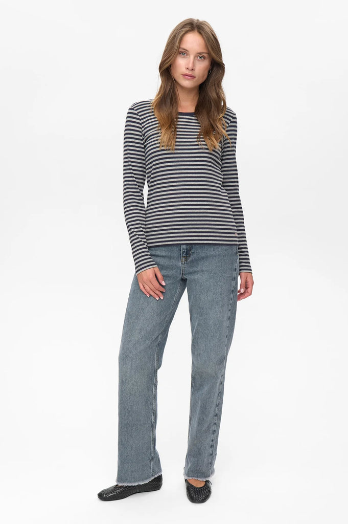 NÜMPH Melany LS Blouse Dark Sapphire
