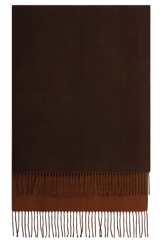 Smashed Lemon Brown Scarf