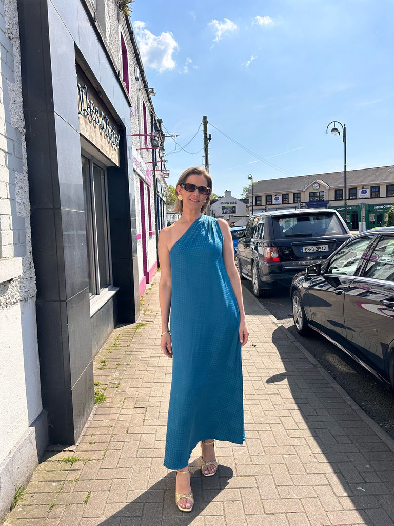 Traffic People Teal Dress