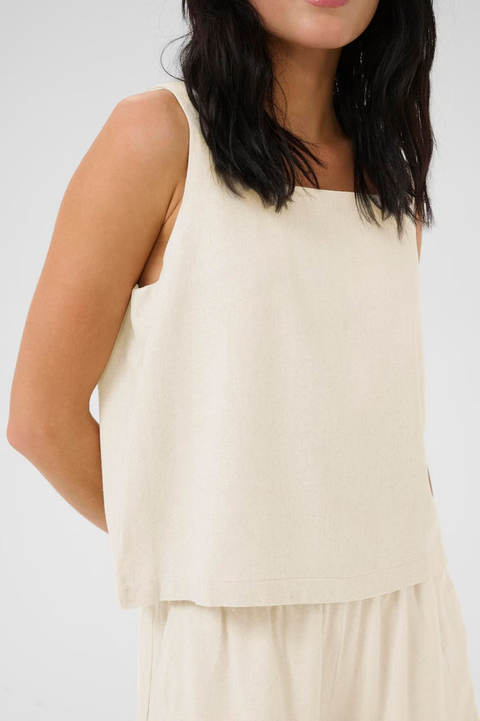 My Essential Wardrobe Dias Almond Milk Top