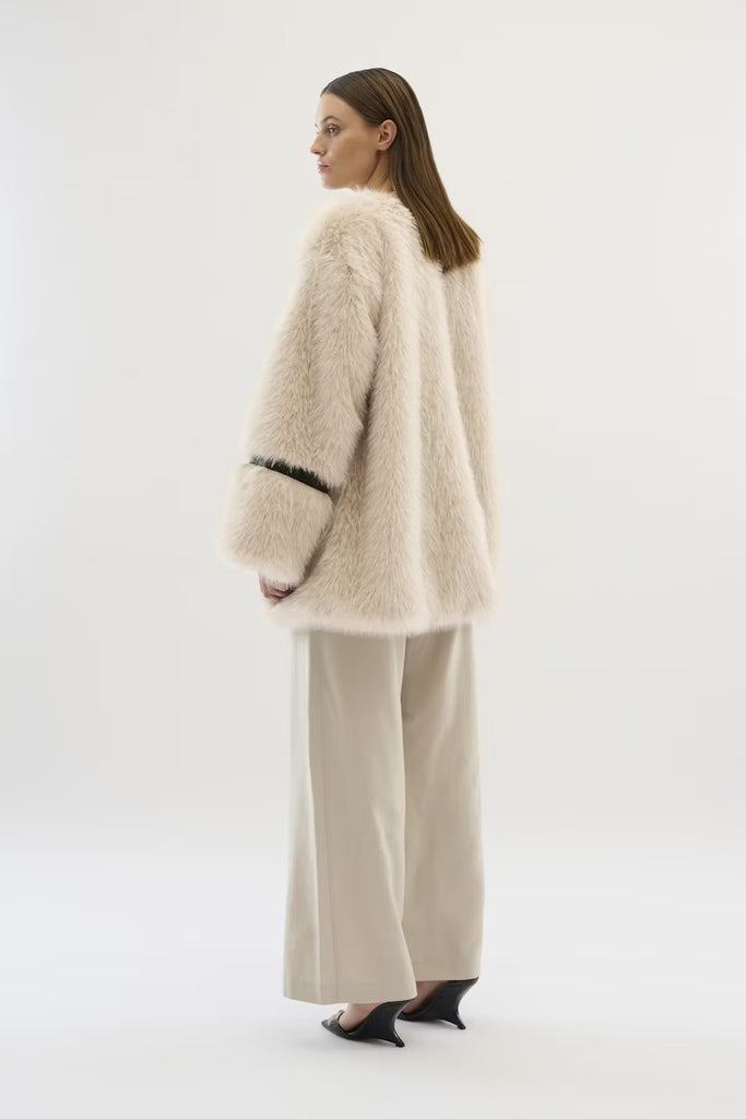 Karen By Simonsen Pearly Fur Coat