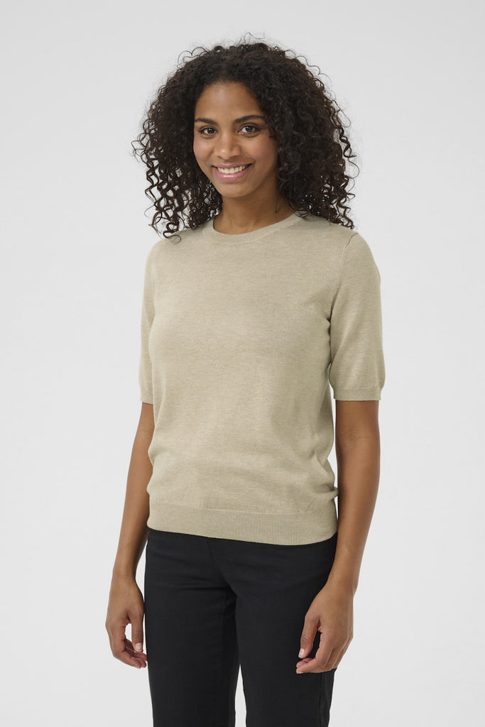 Kaffe Lizza O-Neck Pullover Gray Melange