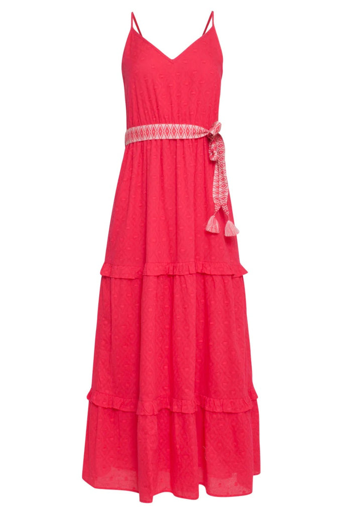 Smashed Lemon Pink Ethnic Dress