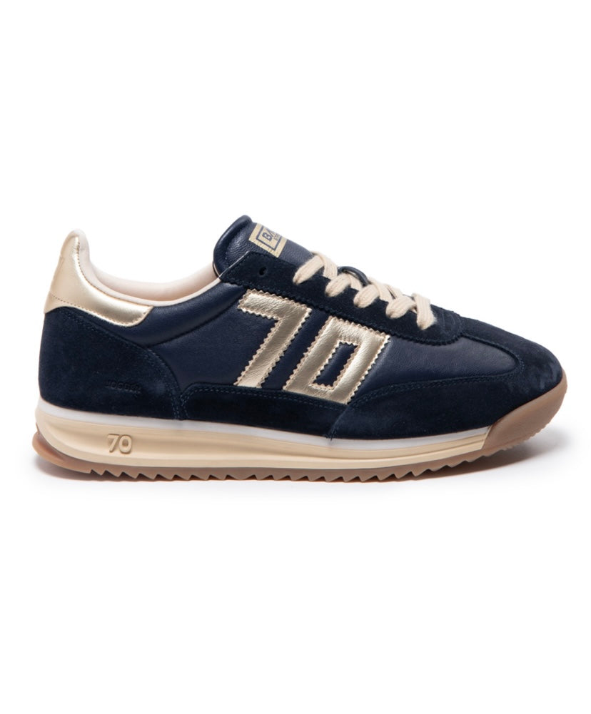 Back70 navy trainers