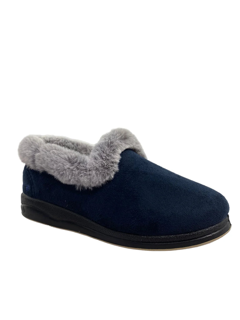 Padders Navy Slippers