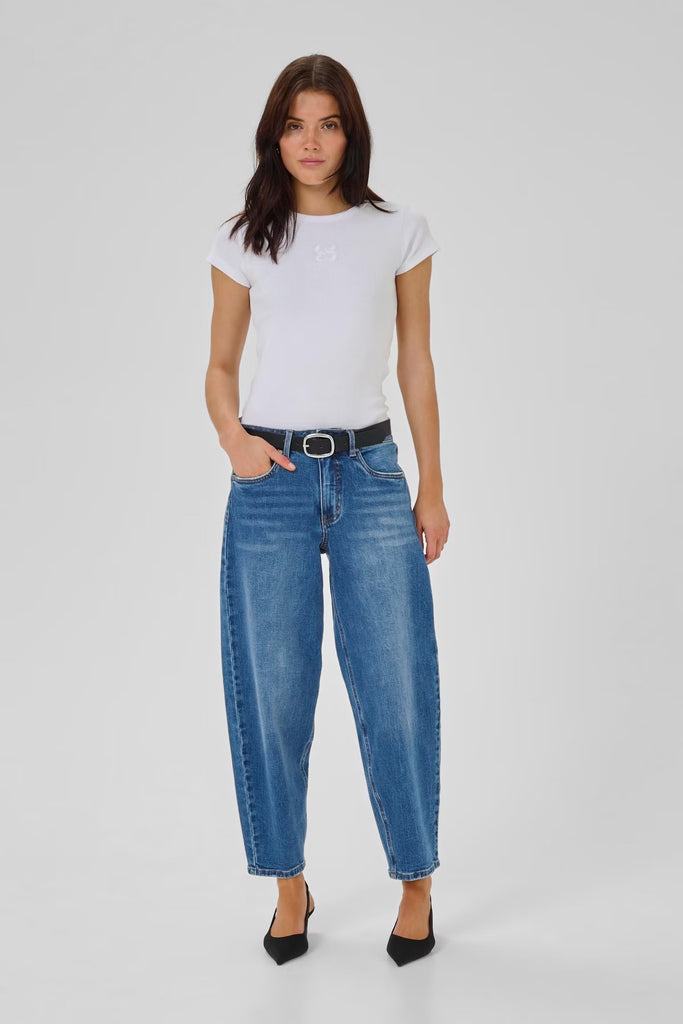 My Essential Wardrobe Baloo High Barrel Medium Blue Wash