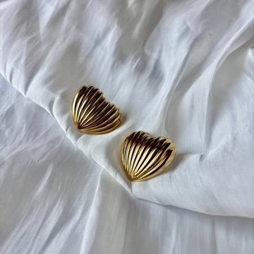 DI Gold Waves Earrings