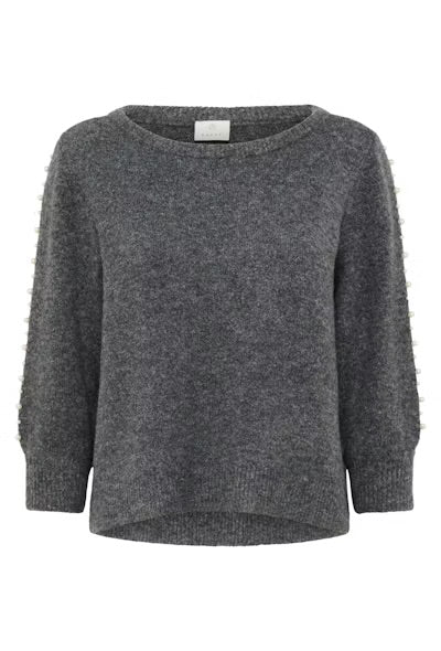 KA Betty Pullover Grey Melange