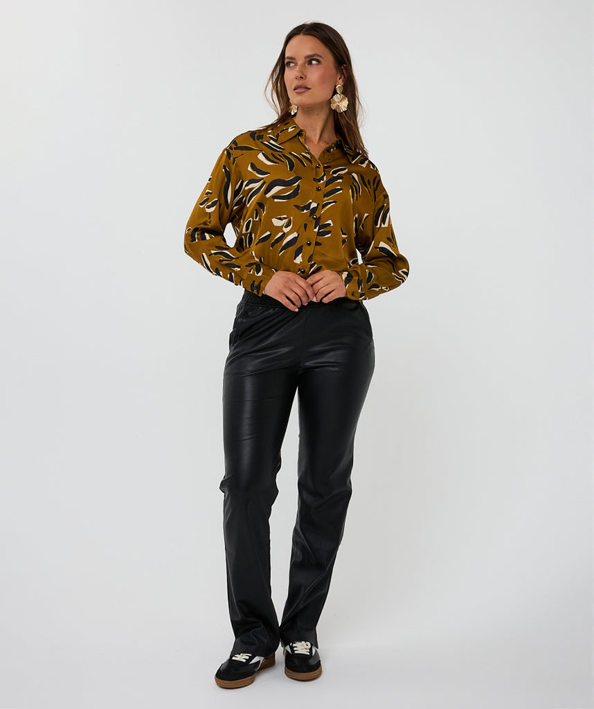 Esqualo Leatherette Trousers