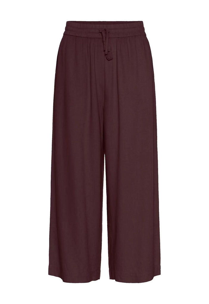 Kaffe Milia Linen Trousers Fudge