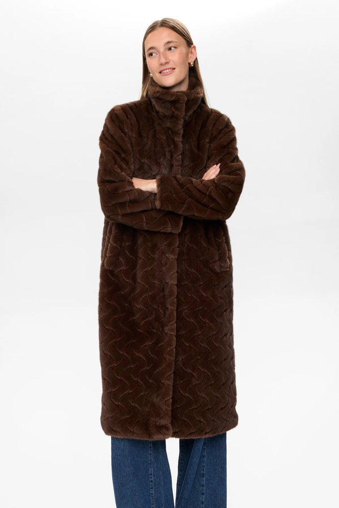 NÜMPH Zitta Fake Fur Coat