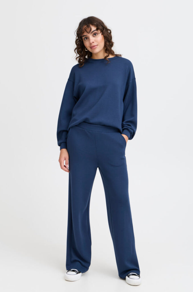 Fransa Aurora Pants Navy