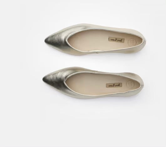 Paul Green H20 Super Soft Gold Ballerinas