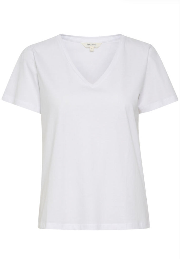 Part Two Emilla Bright White T- Shirt