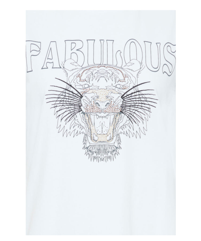 Pulz Mandy T-shirt Bright White