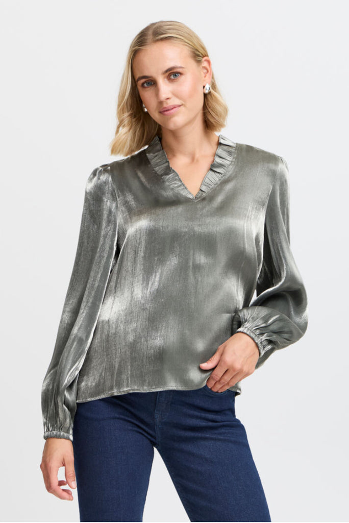 Fransa Yolanda Phantom Blouse