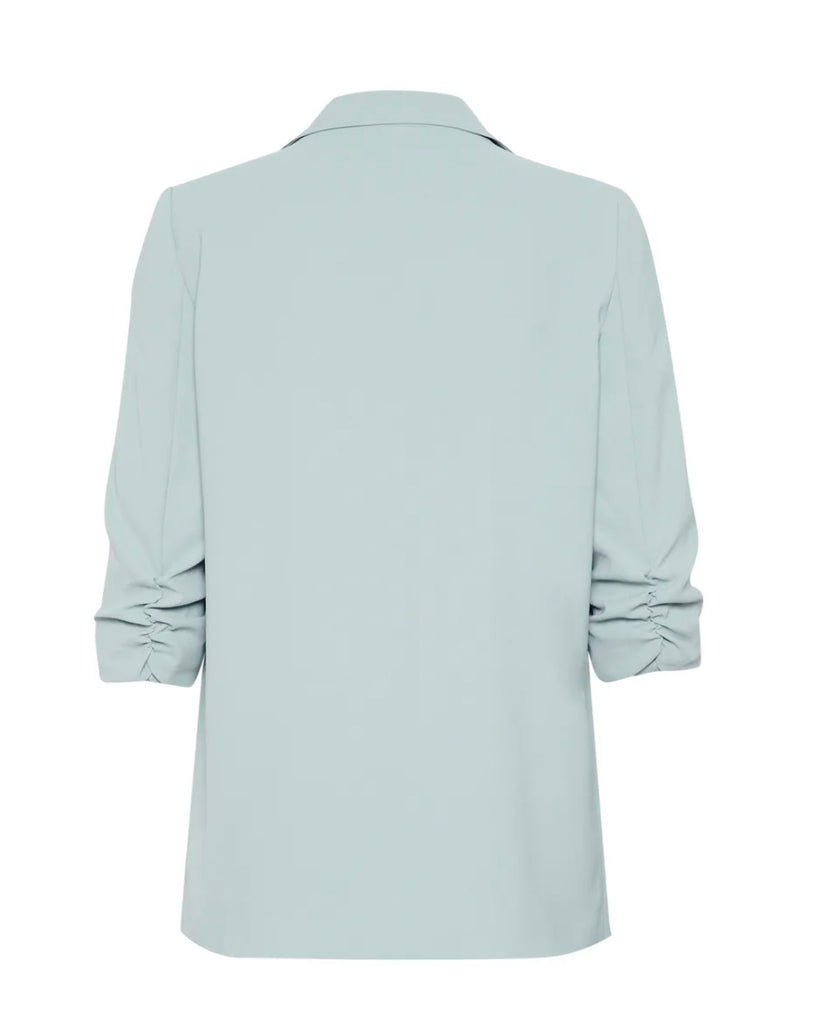 Soaked in Luxury Shirley Blazer Silver Blue
