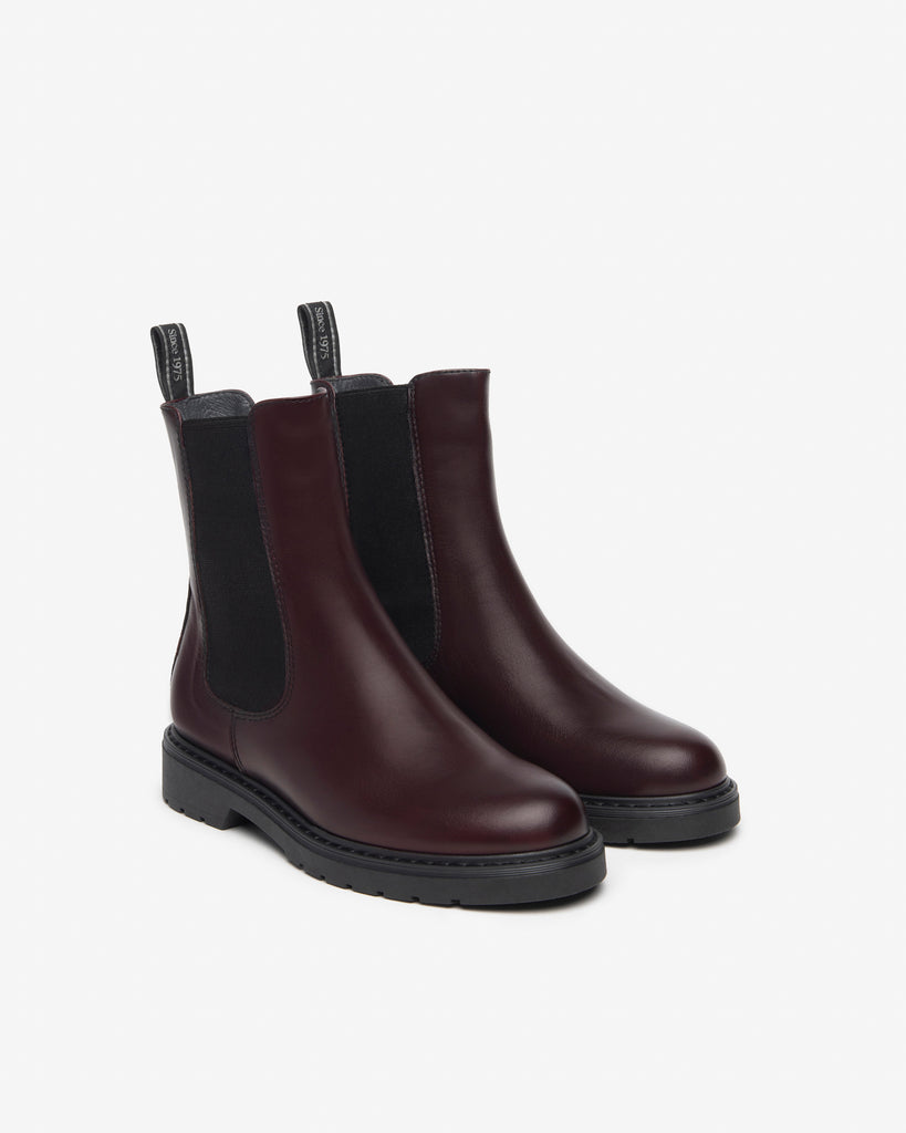 NeroGiardini G12 Bordo Leather Chelsea Boots