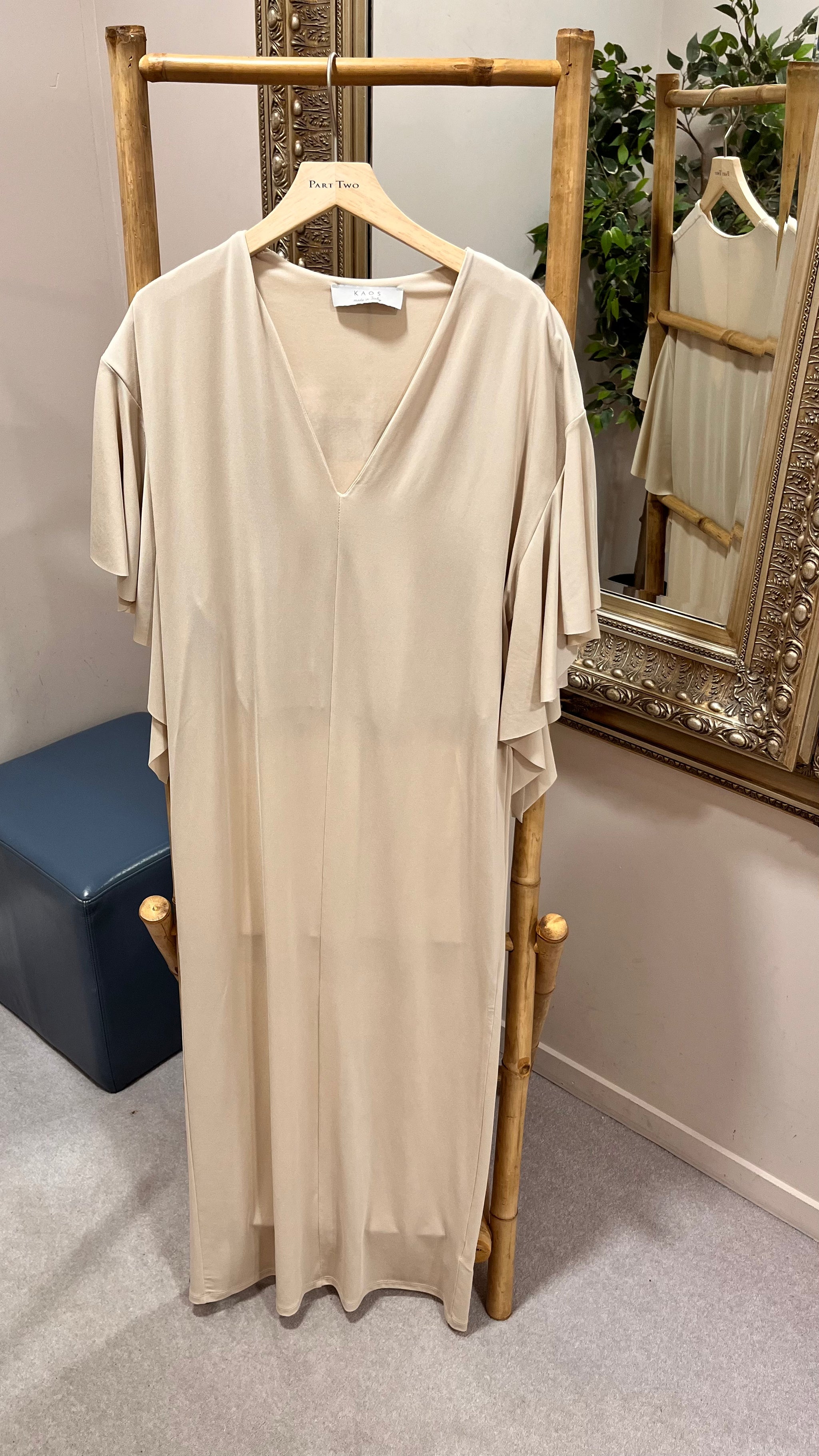 Kaos Cream Dress  Nyles & Rafe