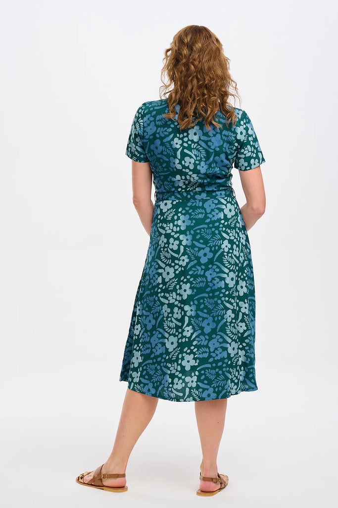 Sugar Hill Fiona Batik MIDI Shirt Dress