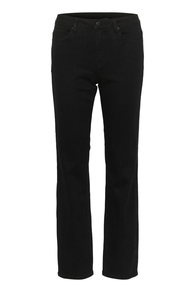 Kaffe Sinem Straight Black Jeans