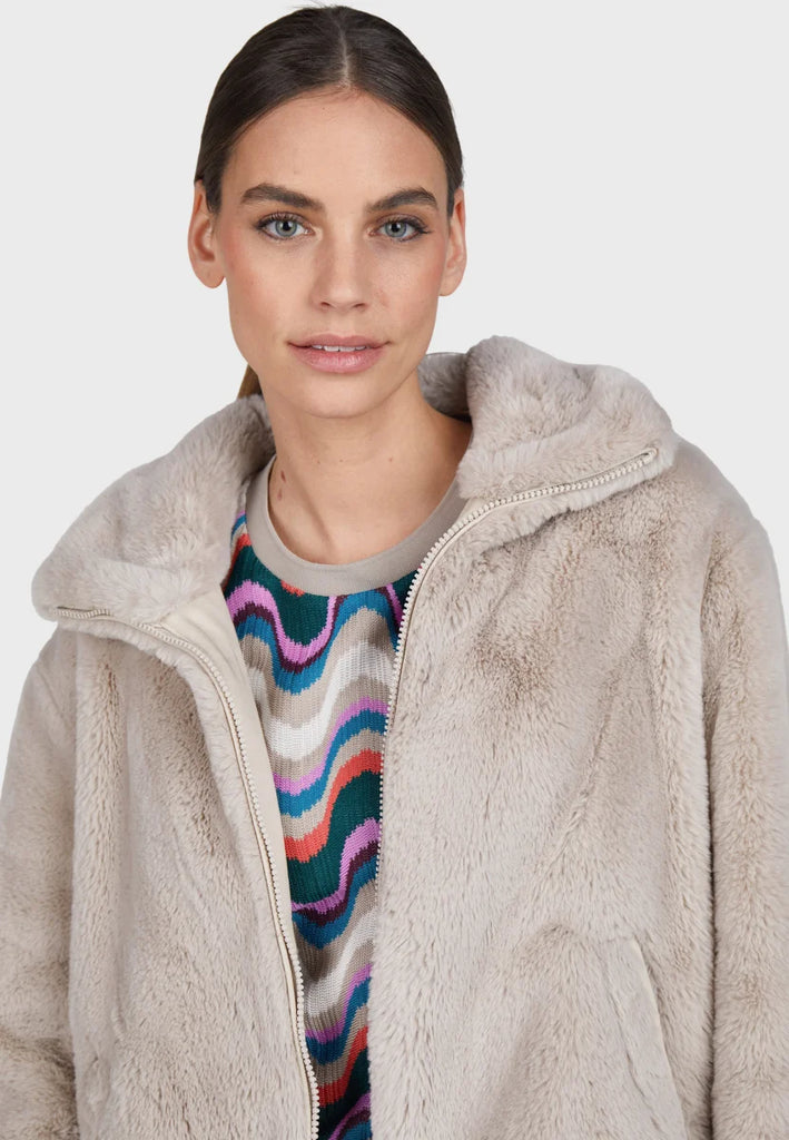 Marc Aurel Faux Fur Jacket