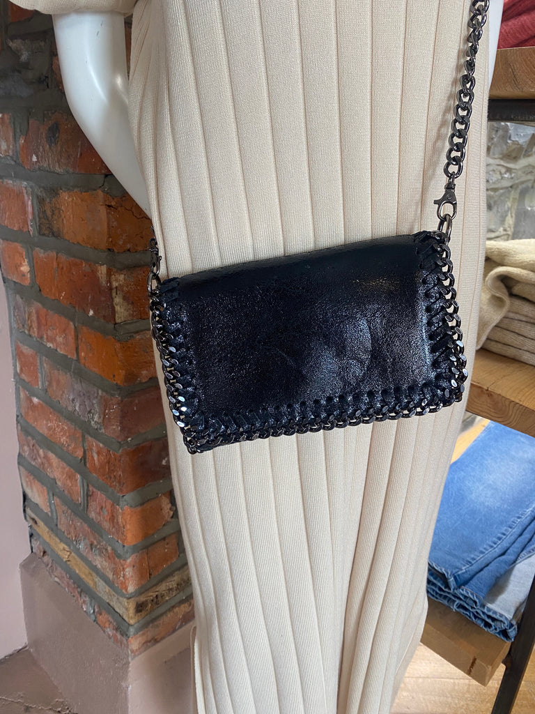 Hyper Leather Crossbody Bag